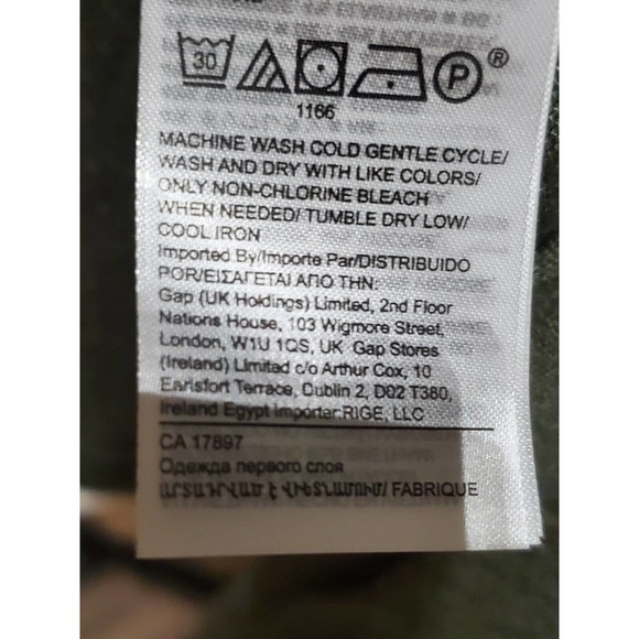 Banana Republic Women Green Polyester Round Neck Long Sleeve Knee Length Dress S - Picture 12 of 14